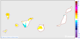 Variaci� de les temperatures m�ximes respecte al dia anterior