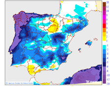 Variation des temp�ratures maximales par rapport au jour pr�c�dent