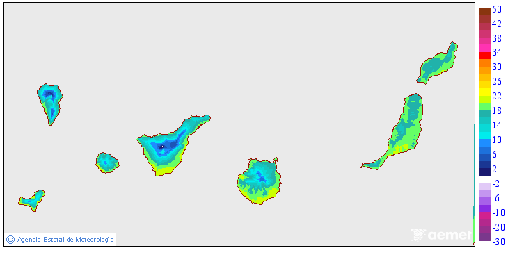 Temperaturas m�ximas