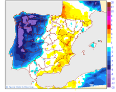 Variaci� de les temperatures m�ximes respecte al dia anterior