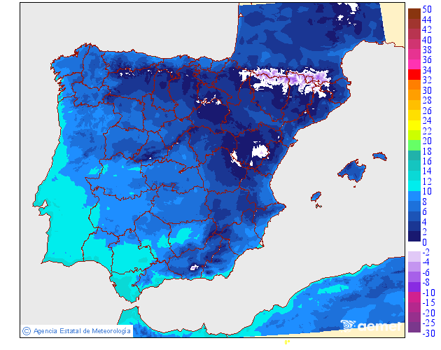 Temp�ratures minimales