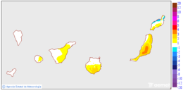 Variation des temp�ratures maximales par rapport au jour pr�c�dent