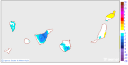 Variation des temp�ratures maximales par rapport au jour pr�c�dent