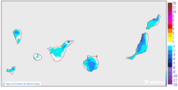Variation des temp�ratures maximales par rapport au jour pr�c�dent