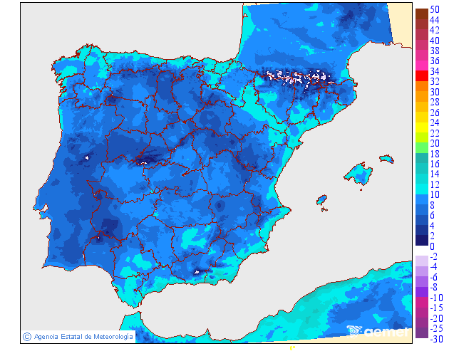 Temperatures m�nimes