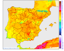 Maximum temperatures for the day after tomorrow in the Canary Islands