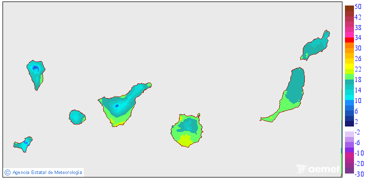 Temperaturas m�nimas