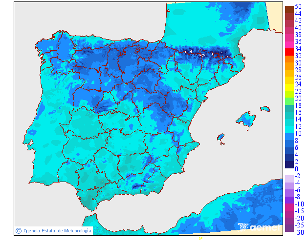 Temperaturas m�nimas