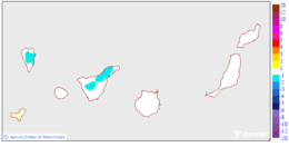 Variaci�n de las temperaturas m�nimas respecto al d�a anterior