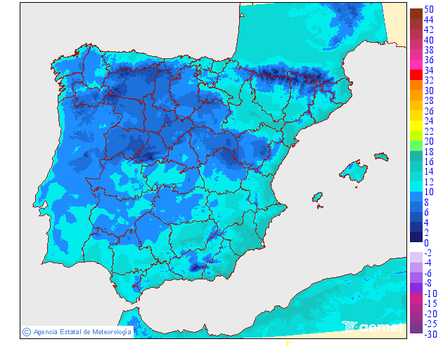 Temperatures m�nimes