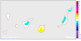 Variaci� de les temperatures m�nimes respecte al dia anterior