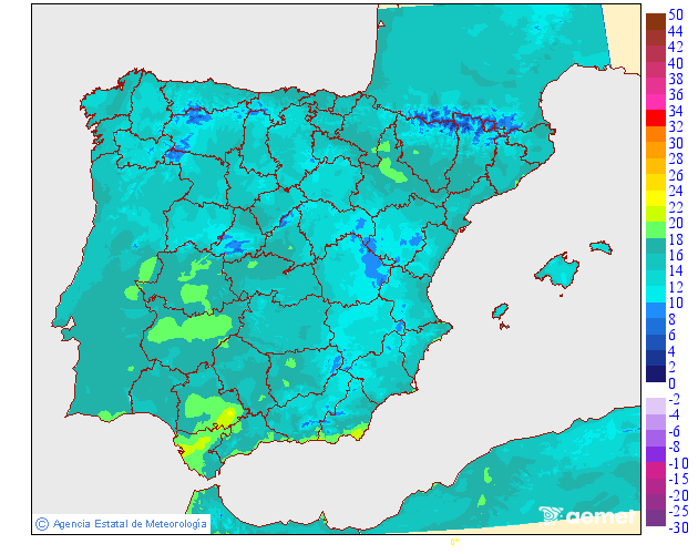 Temperatures m�nimes