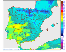 Minimum temperatures for the day after tomorrow in the Canary Islands