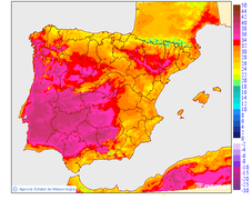 Maximum temperatures for the day after tomorrow in the Canary Islands