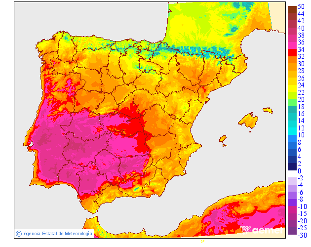 Temp�ratures maximales