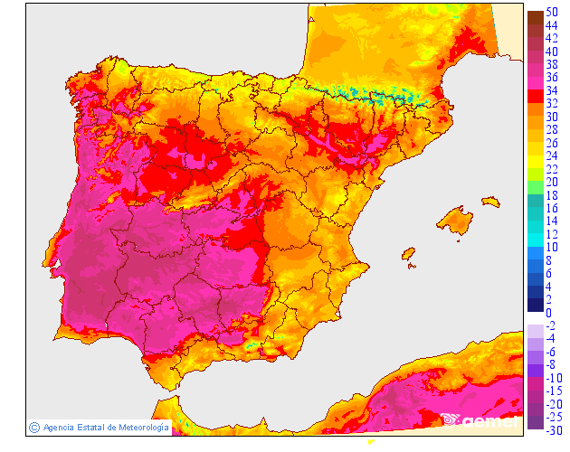 Temp�ratures maximales