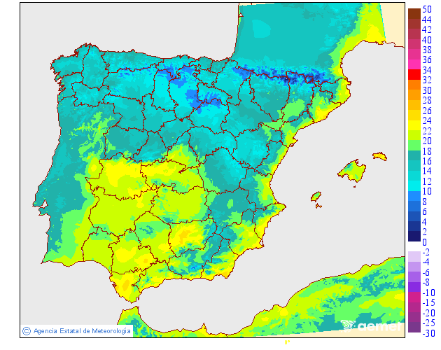 Temperaturas m�nimas