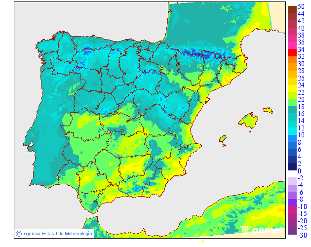 Temperaturas m�nimas