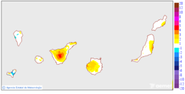 Variation des temp�ratures maximales par rapport au jour pr�c�dent