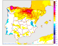 Variation des temp�ratures maximales par rapport au jour pr�c�dent