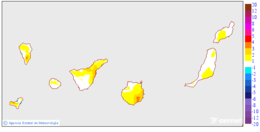 Variation des temp�ratures maximales par rapport au jour pr�c�dent