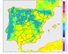Minimum temperatures for tomorrow in the Peninsula and Balearic Islands