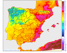 Temperaturas m�ximas