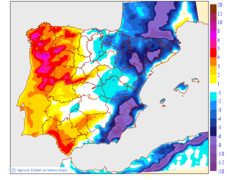 Variation des temp�ratures maximales par rapport au jour pr�c�dent