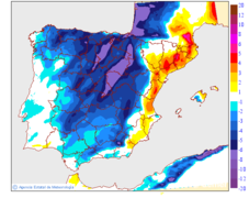 Variation des temp�ratures maximales par rapport au jour pr�c�dent
