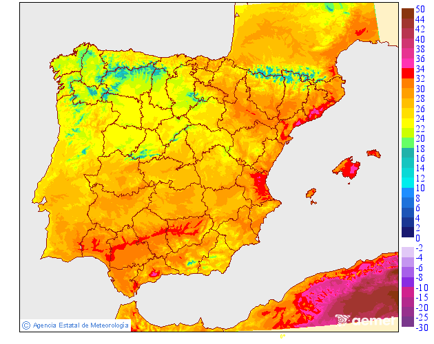 Temp�ratures maximales