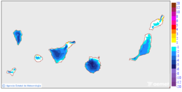 Variaci� de les temperatures m�nimes respecte al dia anterior