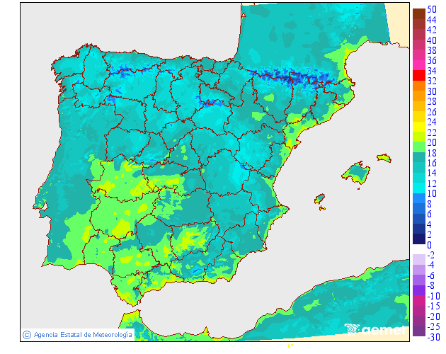 Temperaturas m�nimas
