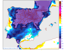 Variaci� de les temperatures m�ximes respecte al dia anterior