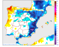 Variation des temp�ratures maximales par rapport au jour pr�c�dent