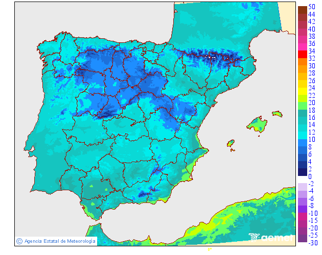 Temperaturas m�nimas