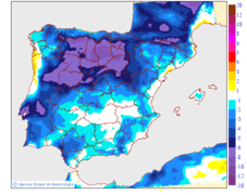 Variaci�n das temperaturas m�ximas respecto ao d�a anterior