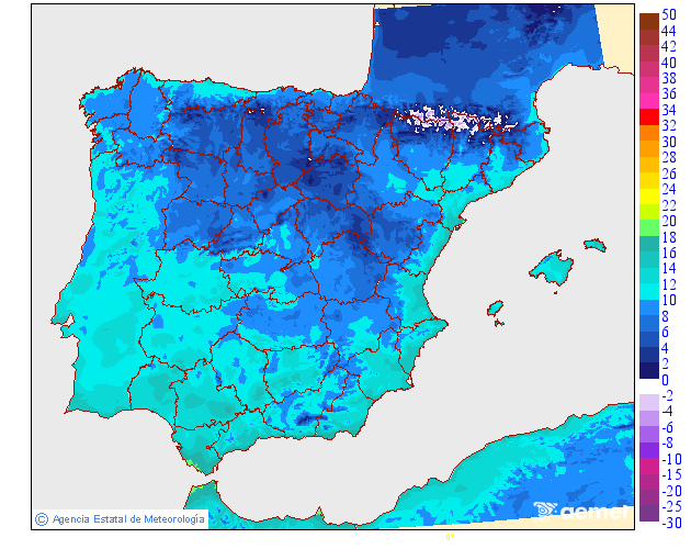 Temperaturas m�nimas