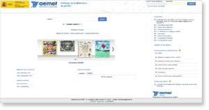 Catálogo de la biblioteca de AEMET