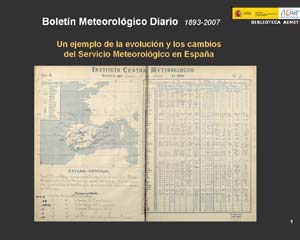 Boletín meteorológico diario: 1893-2007
