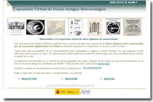 Exposición virtual la biblioteca de AEMET