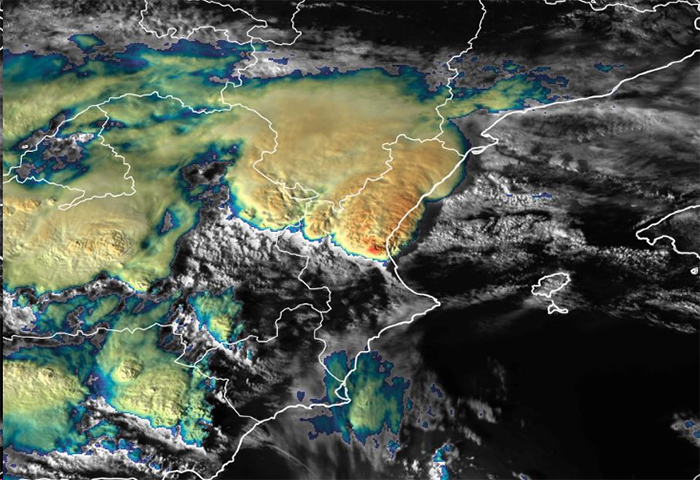 Estudio del episodio de lluvias torrenciales del 28 de octubre al 4 de noviembre de 2024