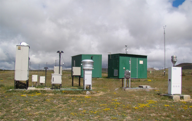 Estación de la red EMEP/VAG/CAMP situada en Campisábalos (Guadalajara)