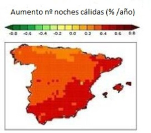 Cambios en los eventos extremos climáticos