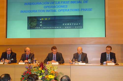 El pasado 4 de noviembre se inuguró oficialmente el Centro de Aplicaciones de Satélites para la Predicción Meteorológica Inmediata y a Muy Corto Plazo
