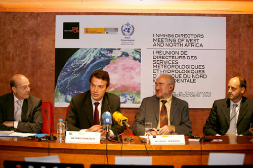 Primera conferencia de Directores de los Servicios Meteorológicos de España y de África Noroccidental celebrada en Las Palmas de Gran Canaria