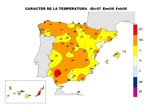 Temperatura invierno 2007-2008