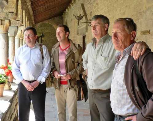 Amadeo Uriel, Eduardo Lolumo, Evelio Álvarez y Ramón Baylina.