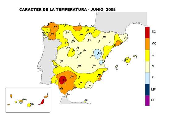 Temperaturas junio 08