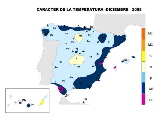 Temperatura diciembre 08