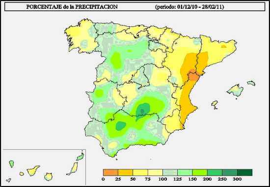 Precipitación trimestre